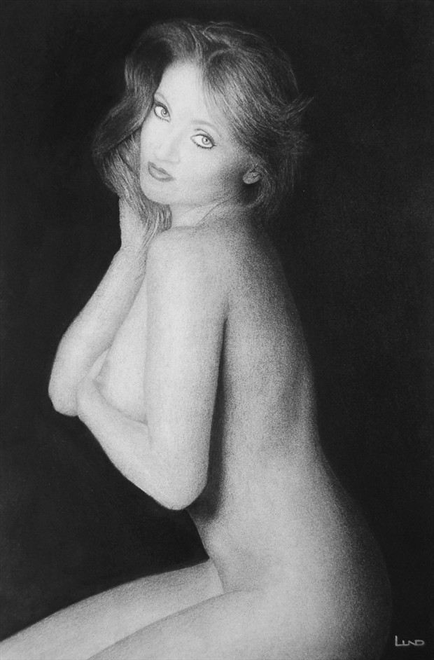 %22Bette Davis Eyes%22 Artistic Nude Artwork by Artist Legends by Lund